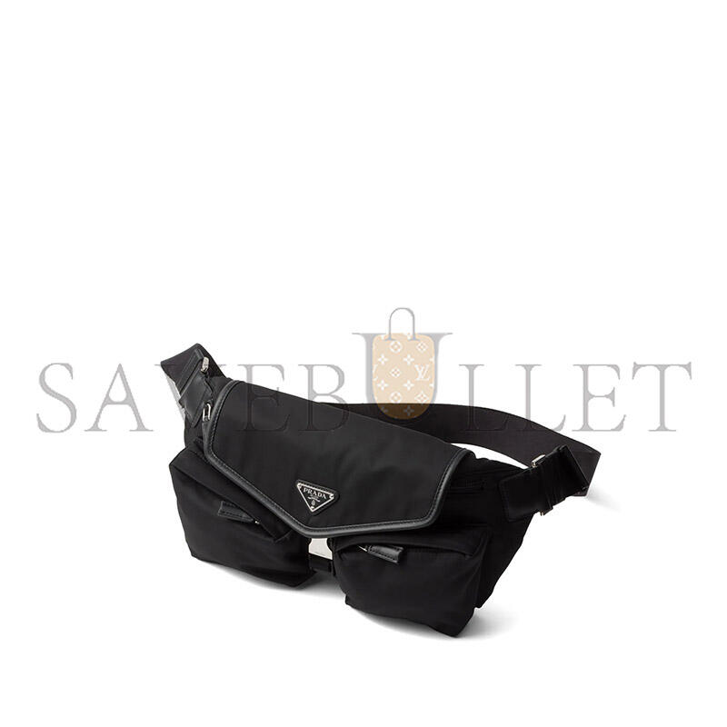 Pra*a re-nylon belt bag 2vh175 (27*18*7cm)